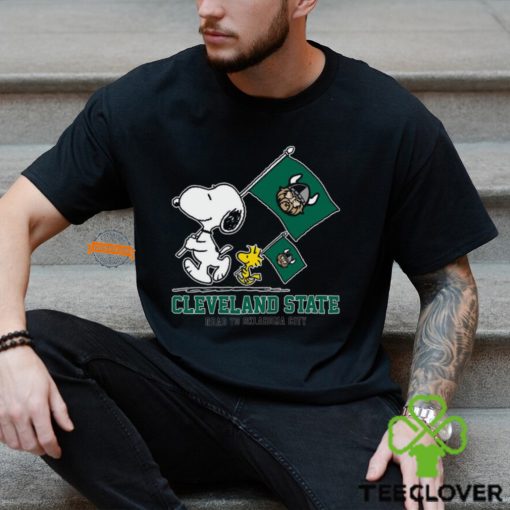 Snoopy Cleveland State Vikings Road To Oklahoma City flag hoodie, sweater, longsleeve, shirt v-neck, t-shirt