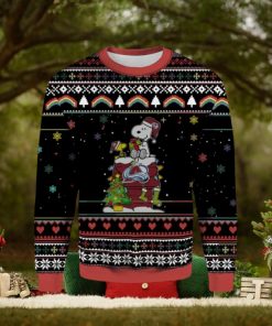 Snoopy Colorado Avalanche Ugly Christmas Sweater