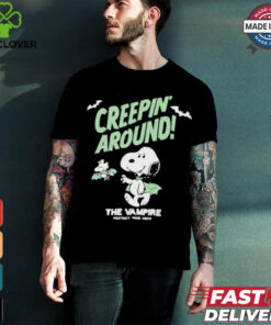 Snoopy Creepin Around Creature Of The Night The Vampire Shirt