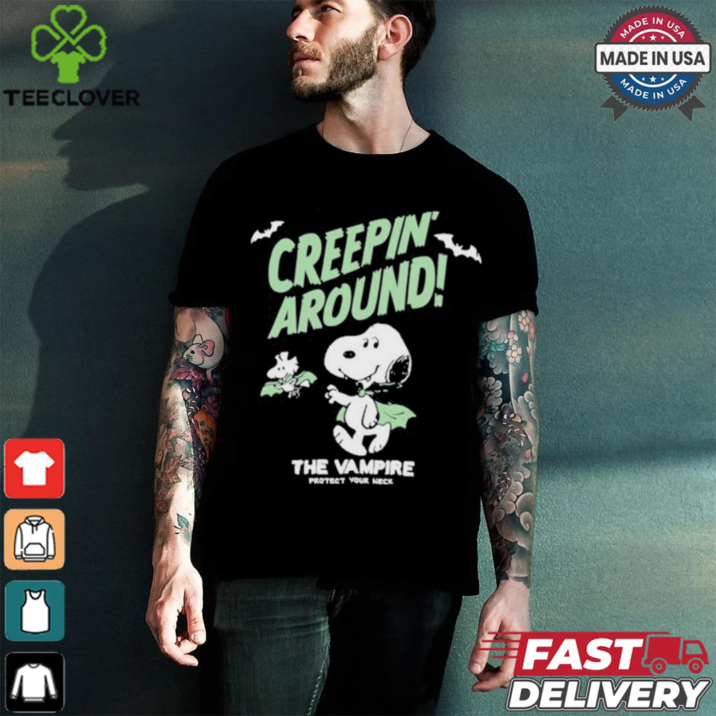 Snoopy Creepin Around Creature Of The Night The Vampire Shirt Snoopy Creepin Around Creature Of The Night The Vampire Shirt