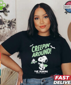 Snoopy Creepin Around Creature Of The Night The Vampire Shirt
