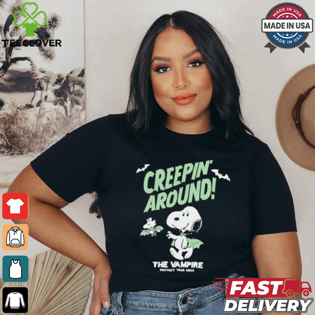 Snoopy Creepin Around Creature Of The Night The Vampire Shirt Snoopy Creepin Around Creature Of The Night The Vampire Shirt
