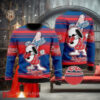 Snoopy And Woodstock MLB Dodgers Ugly Christmas Sweater