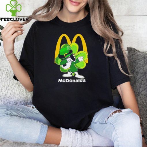 Snoopy Dabbing McDonald’s logo St Patrick’s Day 2024 hoodie, sweater, longsleeve, shirt v-neck, t-shirt