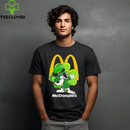 Snoopy Dabbing McDonald’s logo St Patrick’s Day 2024 hoodie, sweater, longsleeve, shirt v-neck, t-shirt