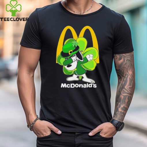 Snoopy Dabbing McDonald’s logo St Patrick’s Day 2024 hoodie, sweater, longsleeve, shirt v-neck, t-shirt