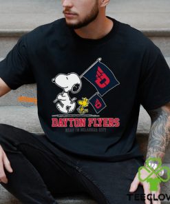 Snoopy Dayton Flyers Road To Oklahoma City flag shirt