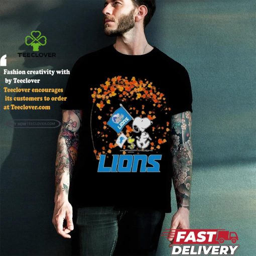 Snoopy Detroit Lions Fall Shirt