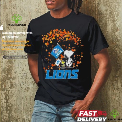 Snoopy Detroit Lions Fall Shirt