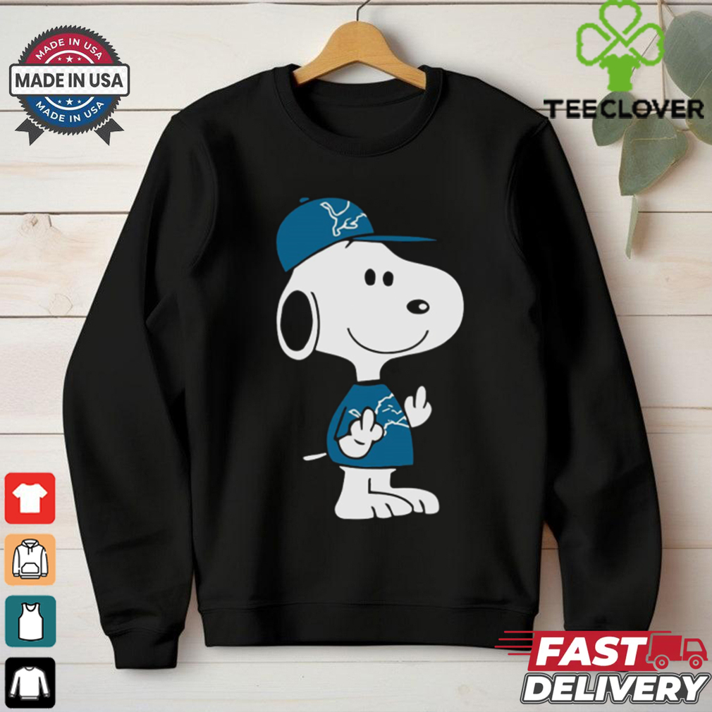 Snoopy Detroit Lions player cartoon shirt Snoopy Detroit Lions player cartoon shirt