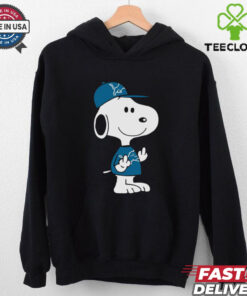 Snoopy Detroit Lions player cartoon shirt