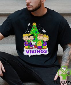 Snoopy Dnd Friends Minnesota Vikings Christmas T Shirt