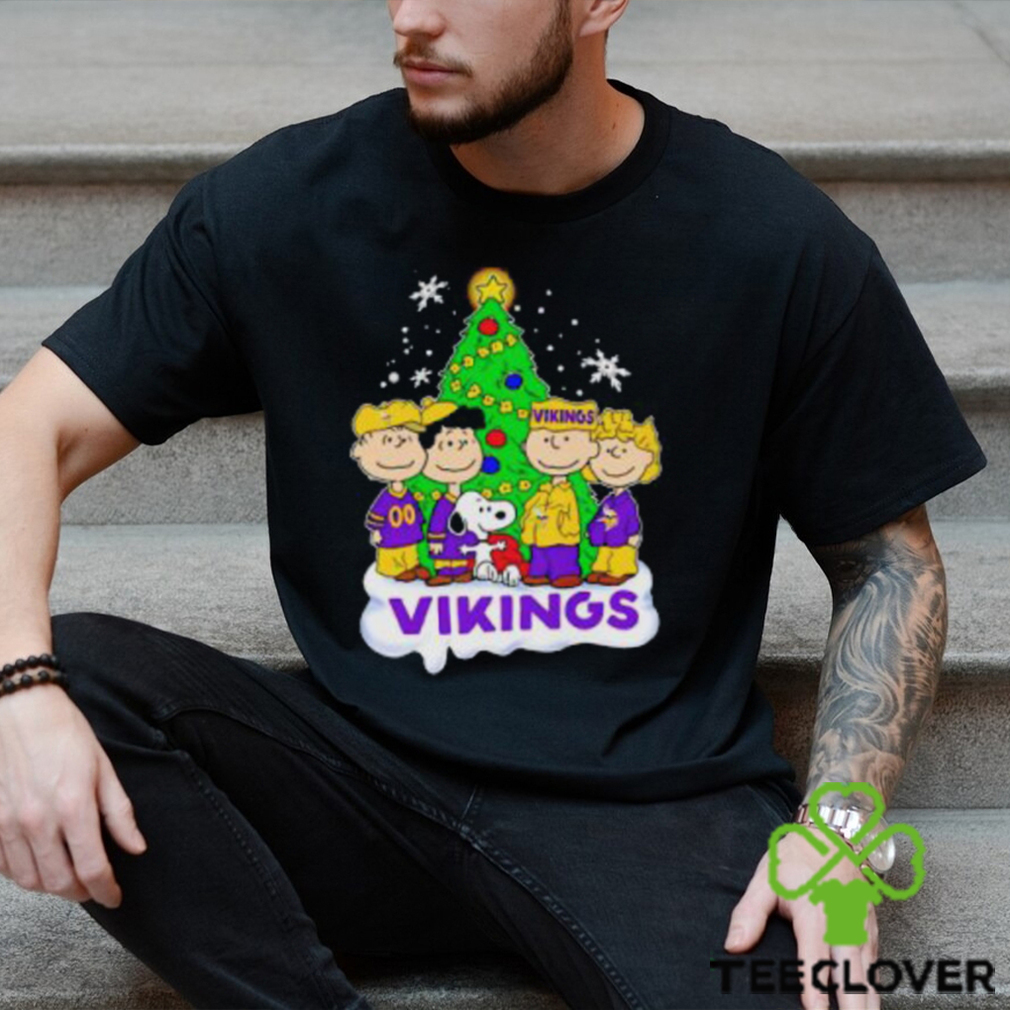 Snoopy Dnd Friends Minnesota Vikings Christmas T Shirt Snoopy Dnd Friends Minnesota Vikings Christmas T Shirt