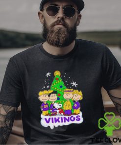 Snoopy Dnd Friends Minnesota Vikings Christmas T Shirt