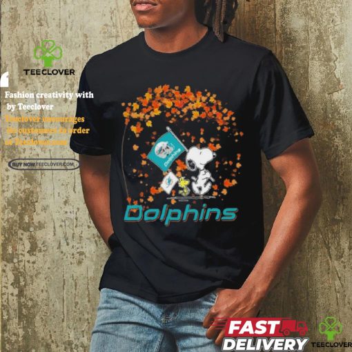 Snoopy Dolphins Fall Shirt
