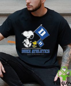 Snoopy Duke Athletics Road To Oklahoma City flag shirt