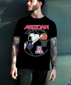 Snoopy Dunk Arizona Wildcats Basketball Shirt