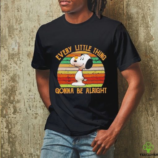 Snoopy Every Little Thing Gonna Be Alright Vintage Shirt