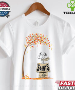 Snoopy Fall New Orleans Saints T Shirt