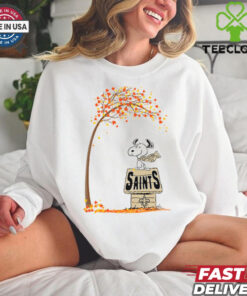 Snoopy Fall New Orleans Saints T Shirt