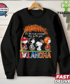 Snoopy Fall Oklahoma sports the most wonderful of the year Halloween hoodie, sweater, longsleeve, shirt v-neck, t-shirt