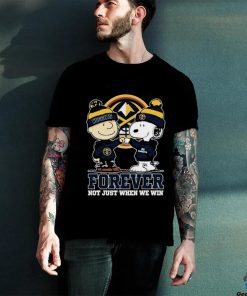 Snoopy Fist Bump Charlie Brown Denver Nuggets Forever Not Just When We Win Shirt