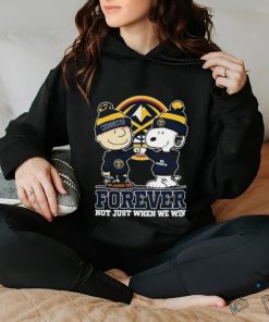 Snoopy Fist Bump Charlie Brown Denver Nuggets Forever Not Just When We Win Shirt