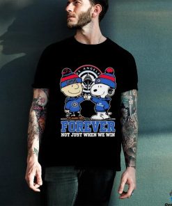 Snoopy Fist Bump Charlie Brown LA Clippers Forever Not Just When We Win Shirt