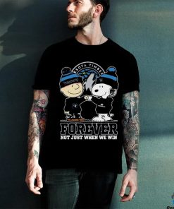 Snoopy Fist Bump Charlie Brown Minnesota Timberwolves Forever Not Just When We Win Shirt