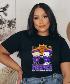 Snoopy Fist Bump Charlie Brown Phoenix Suns Forever Not Just When We Win Shirt