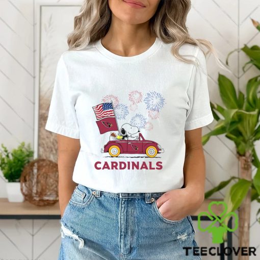 Snoopy Football Happy 4th Of July Arizona Cardinals Shirt