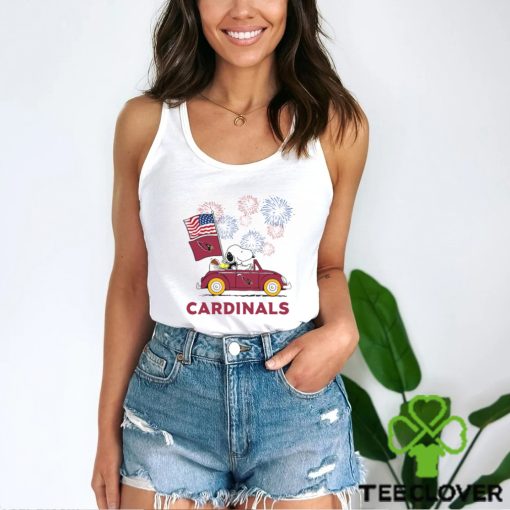 Snoopy Football Happy 4th Of July Arizona Cardinals Shirt