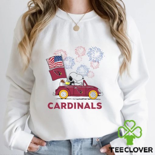 Snoopy Football Happy 4th Of July Arizona Cardinals Shirt