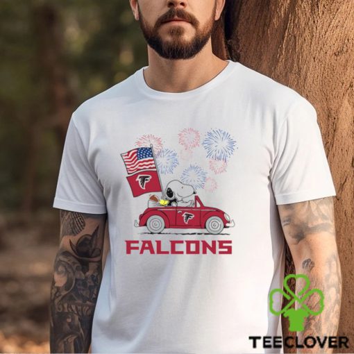 Snoopy Football Happy 4th Of July Atlanta Falcons Shirt