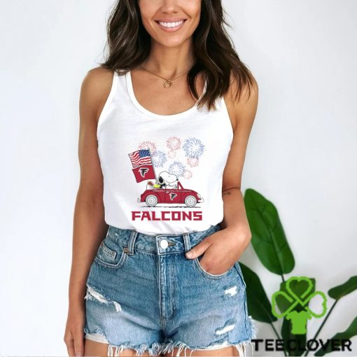 Snoopy Football Happy 4th Of July Atlanta Falcons Shirt