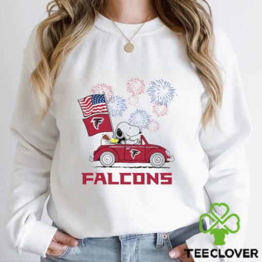 Snoopy Football Happy 4th Of July Atlanta Falcons Shirt