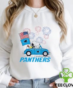 Snoopy Football Happy 4th Of July Carolina Panthers Shirt