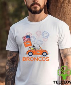 Snoopy Football Happy 4th Of July Denver Broncos Shirt