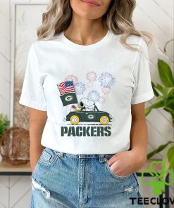 Snoopy Football Happy 4th Of July Green Bay Packers Shirt 1 Snoopy Football Happy 4th Of July Green Bay Packers Shirt