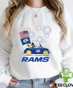Snoopy Football Happy 4th Of July Los Angeles Rams Shirt 3 Snoopy Football Happy 4th Of July Los Angeles Rams Shirt