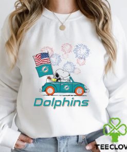 Snoopy Football Happy 4th Of July Miami Dolphins Shirt 3 Snoopy Football Happy 4th Of July Miami Dolphins Shirt