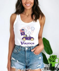 Snoopy Football Happy 4th Of July Minnesota Vikings Shirt