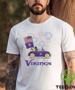 Snoopy Football Happy 4th Of July Minnesota Vikings Shirt