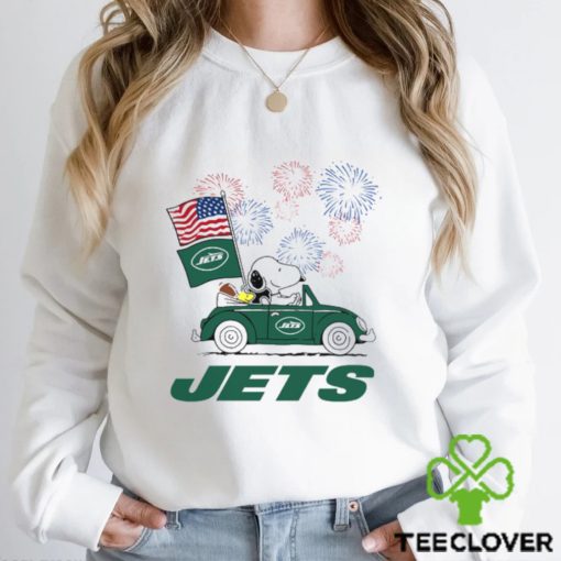 Snoopy Football Happy 4th Of July New York Jets Shirt
