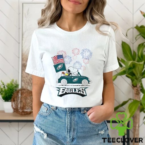 Snoopy Football Happy 4th Of July Philadelphia Eagles Shirt