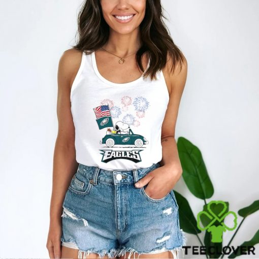 Snoopy Football Happy 4th Of July Philadelphia Eagles Shirt