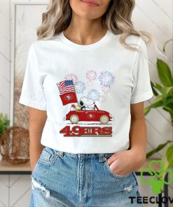 Snoopy Football Happy 4th Of July San Francisco 49ers Shirt
