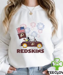 Snoopy Football Happy 4th Of July Washington Redskins Shirt