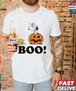 Snoopy Halloween Boo Raglan Baseball shirt