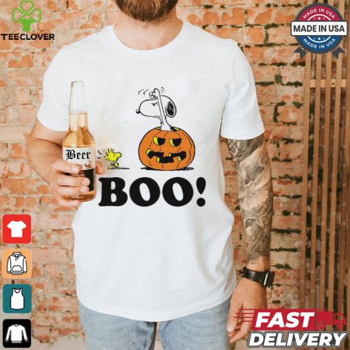 Snoopy Halloween Boo Raglan Baseball shirt